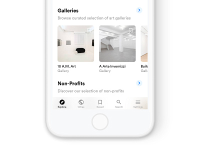 🌎 App for My Art Guides abstract app branding flat ios minimal product design ui ux