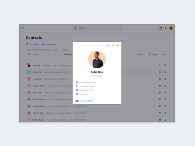 📇 Meet Lightbox's simple, intuitive CRM abstract contact contact page crm crm software minimal ui ux web design
