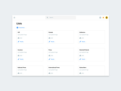 📇 Meet Lightbox's simple, intuitive CRM abstract contacts crm crm software flat lists minimal ui ux web webdesign