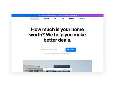 🏠 Real Estate - Landing Page