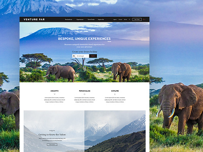 Travel Website travel ui website