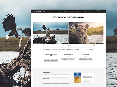 Travel Website Carousel Slider