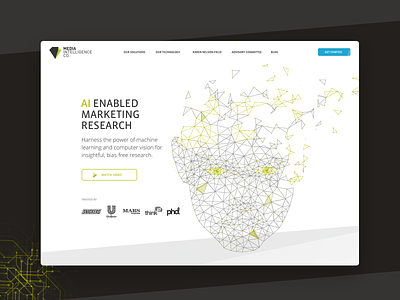 AI startup website design ai ui ux web design