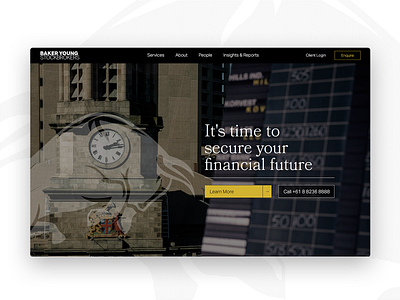 Stockbroker Homepage Banner