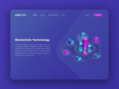 Crypto-Trading Web Concept concept crypto illustration landing page redesign