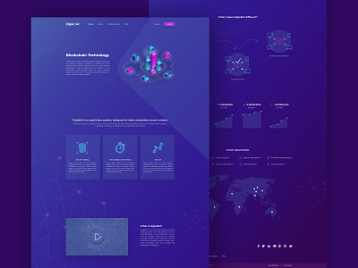 DigieBot Concept concept design illustration landing page