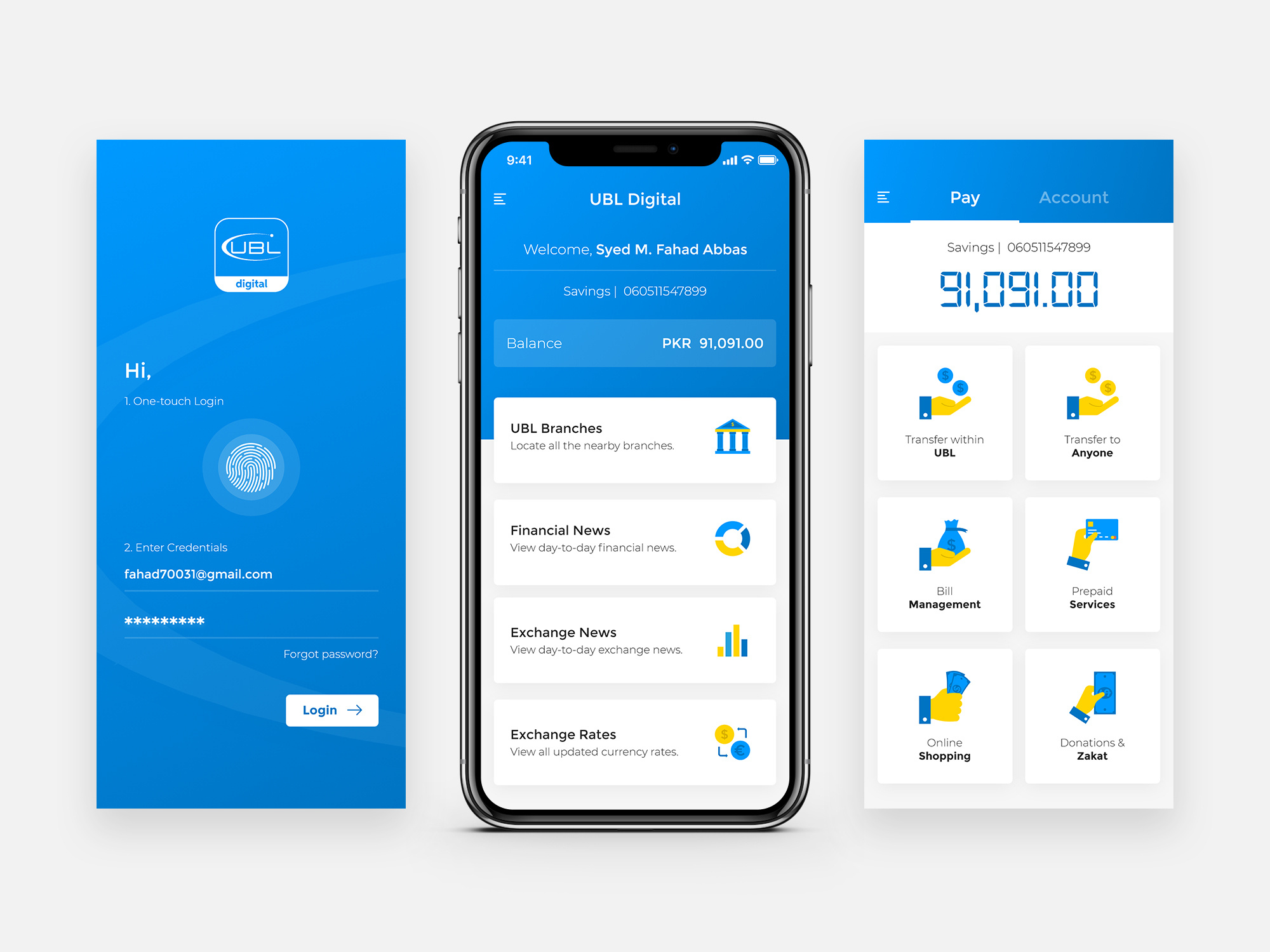 Ubl Concept By Syed Fahad Abbas On Dribbble
