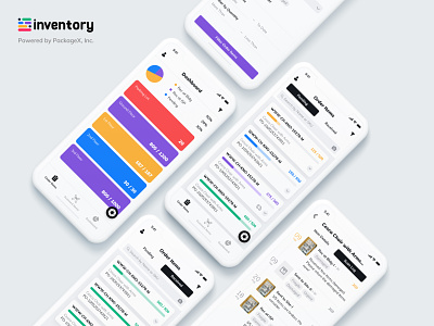 Inventory App andriod design illustration ios