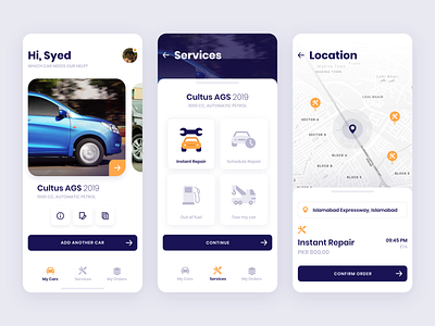 Car Repair Concept by Fahad Abbas on Dribbble