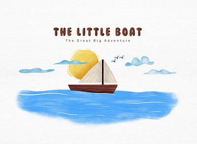 the little boat animation art design flat graphic design illustration illustrator minimal typography vector