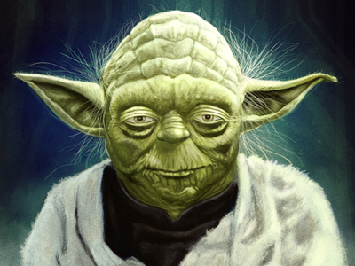 Yoda digital painting photoshopcs4 star wars tablet wacom yoda