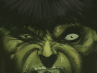 Hulk 1 anger digital green hulk pen photoshop tablet wacom
