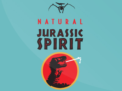 Jurassic Spirit cigarettes dinosaur jurassic philosoraptor t rex vector