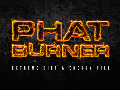 Pb burn diet energy logo photoshop pill