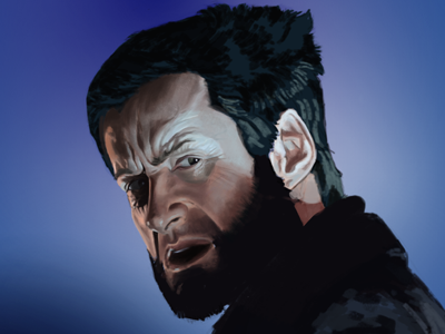 Wolverine comic digital illustration marvel photoshop tablet wacom wolverine