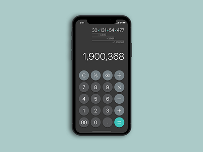 Daily UI #004 Calculator