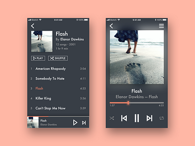 Daily UI #009 Music Player