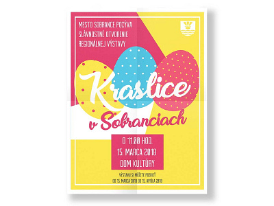 Poster graphic for Easter event design graphic poster print typography vector