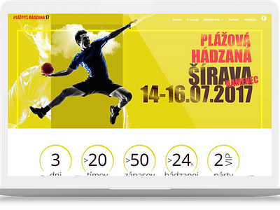 Modern and responsive website for sport tournament design graphic responsive design webdeisgn website