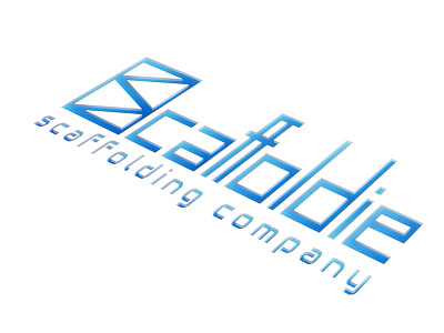 Logo design for scaffolding company