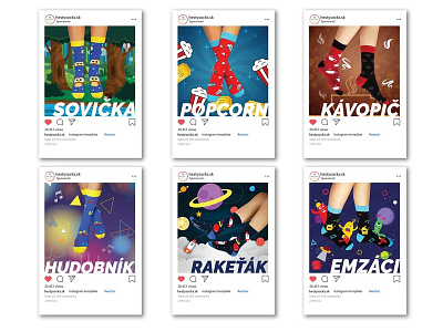 Product illustrations HestySocks