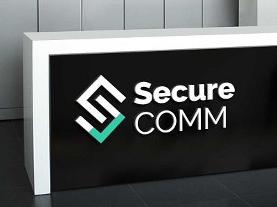 Logo design for secured mobile communication brand