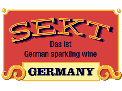 Sekt - Sparkling wine poster lettering poster vintage wine