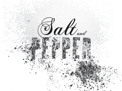 Salt & Pepper lettering