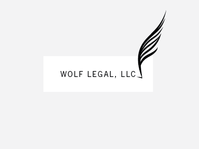 Logo for Wolf Legal branding logo mark