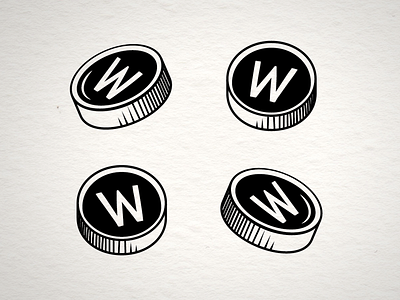 Typewriter Keys illustration logo typerwriter