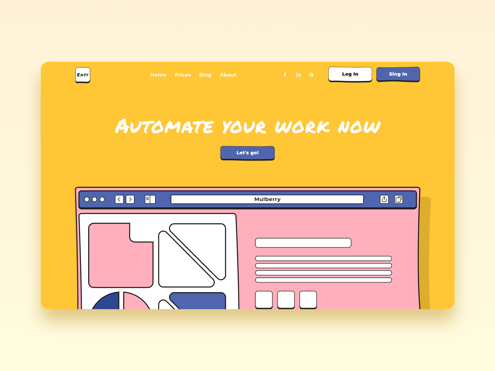 Easy Frame Wireframe Kit by Vlad Udovenko for Interactive Design Co