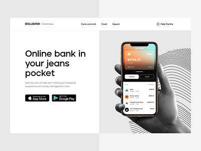 Bollbank | Online banking concept
