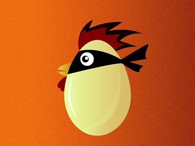 Cock A Doodle Doo character cock design illustration minimalism minimalist robber rooster thief vector