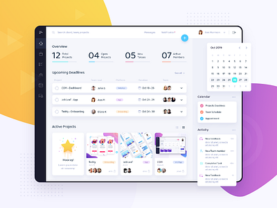 Dashboard - Project management