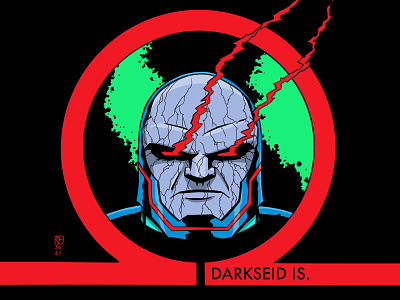 Darkseid is. 2d character design comic art digital art drawing illustration