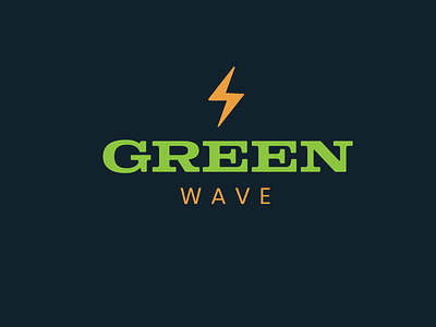 Green Wave 01 branding logo