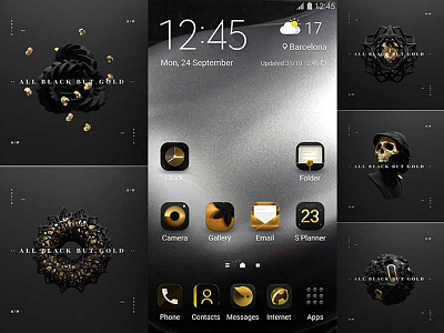 Luxury Dark Icons