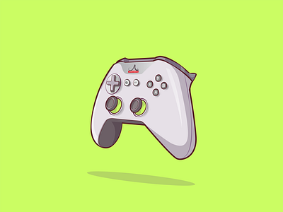Gaming Console design flat icon illustration vectober vector vector art