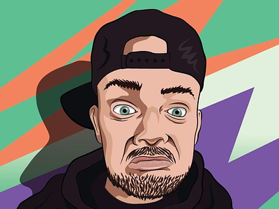 The homie hiphop illustration portrait rap vector vectorart vectorportrait