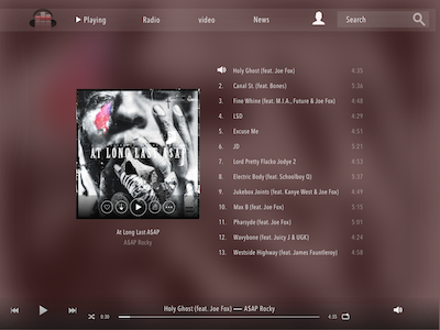 Desktop Music App