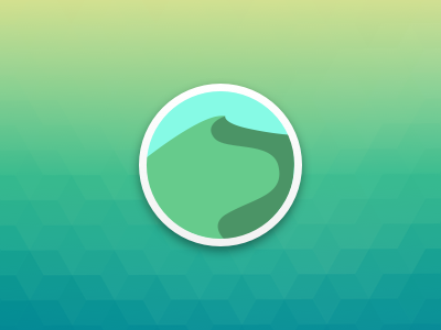 Greensand D app desktop gradient green icon mac sand