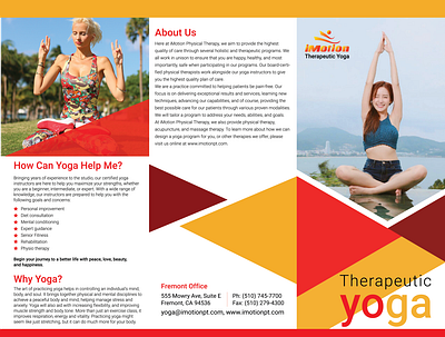 Yoga brochure ads brand identity branding broucher dribbble invite freelancer graphic design hireme illustration social media design typography