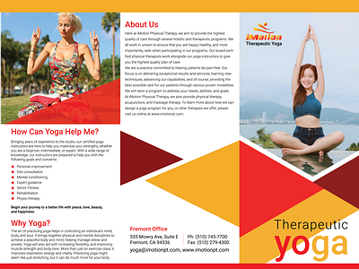 Yoga brochure