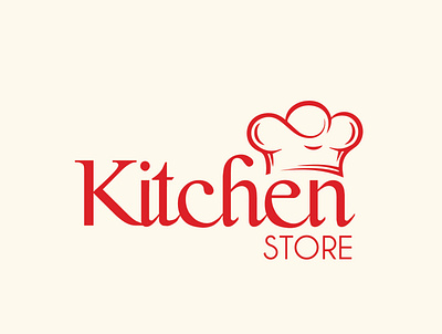 Kitchen store logo branding graphic design ill illustration logo typography vector