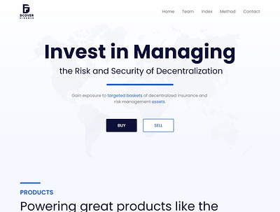 Risk and Security of Decentralization landing page design branding design graphic design illustration landing page ui ux website design