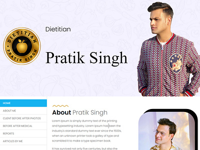 Dietitian Pratik Singh