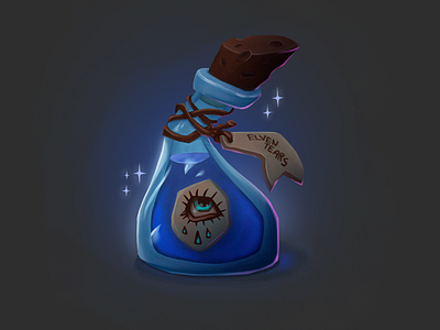 Magic Potion 2d art adobe photoshop design game art