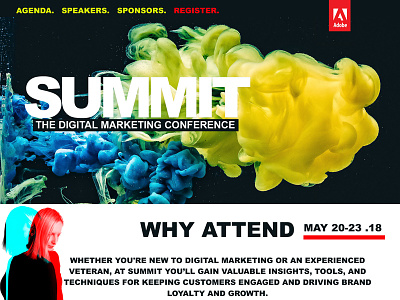 Adobe Summit Poster adobe design poster summit