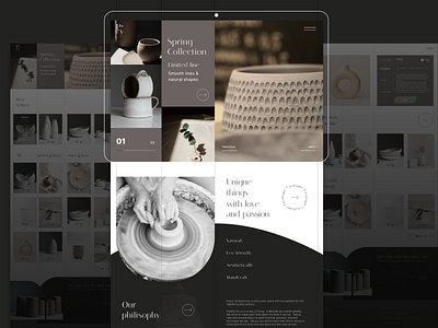 Website for Pottery Studio