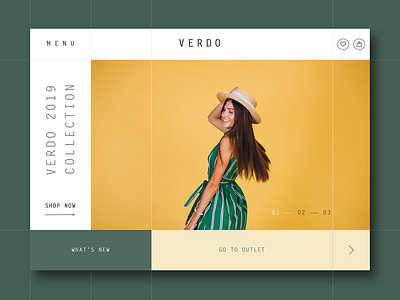 VERDO Home Page Design Concept